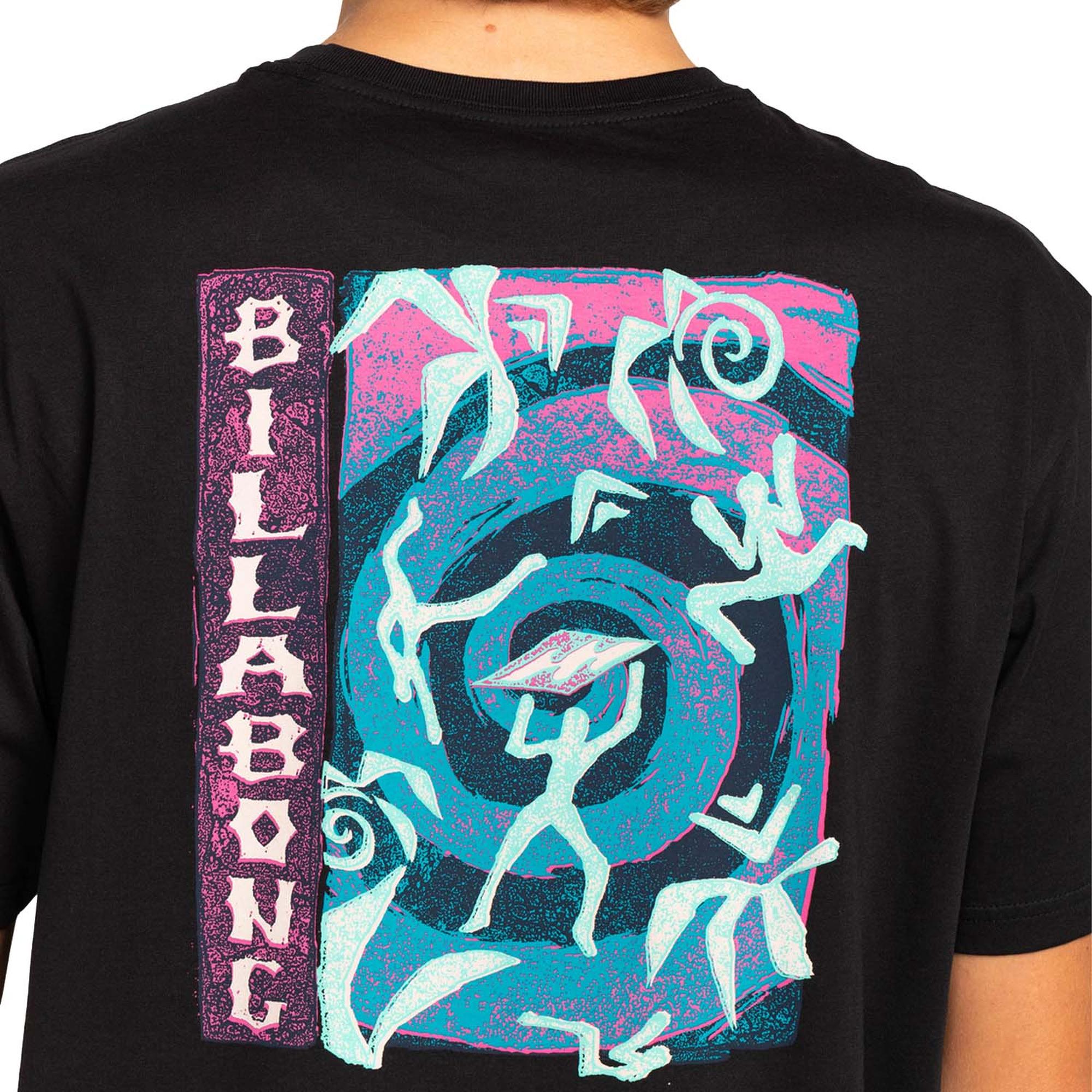 Billabong Spiral Ss Erkek Siyah Tişört