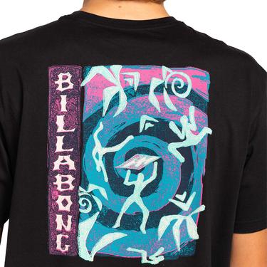  Billabong Spiral Ss Erkek Siyah Tişört