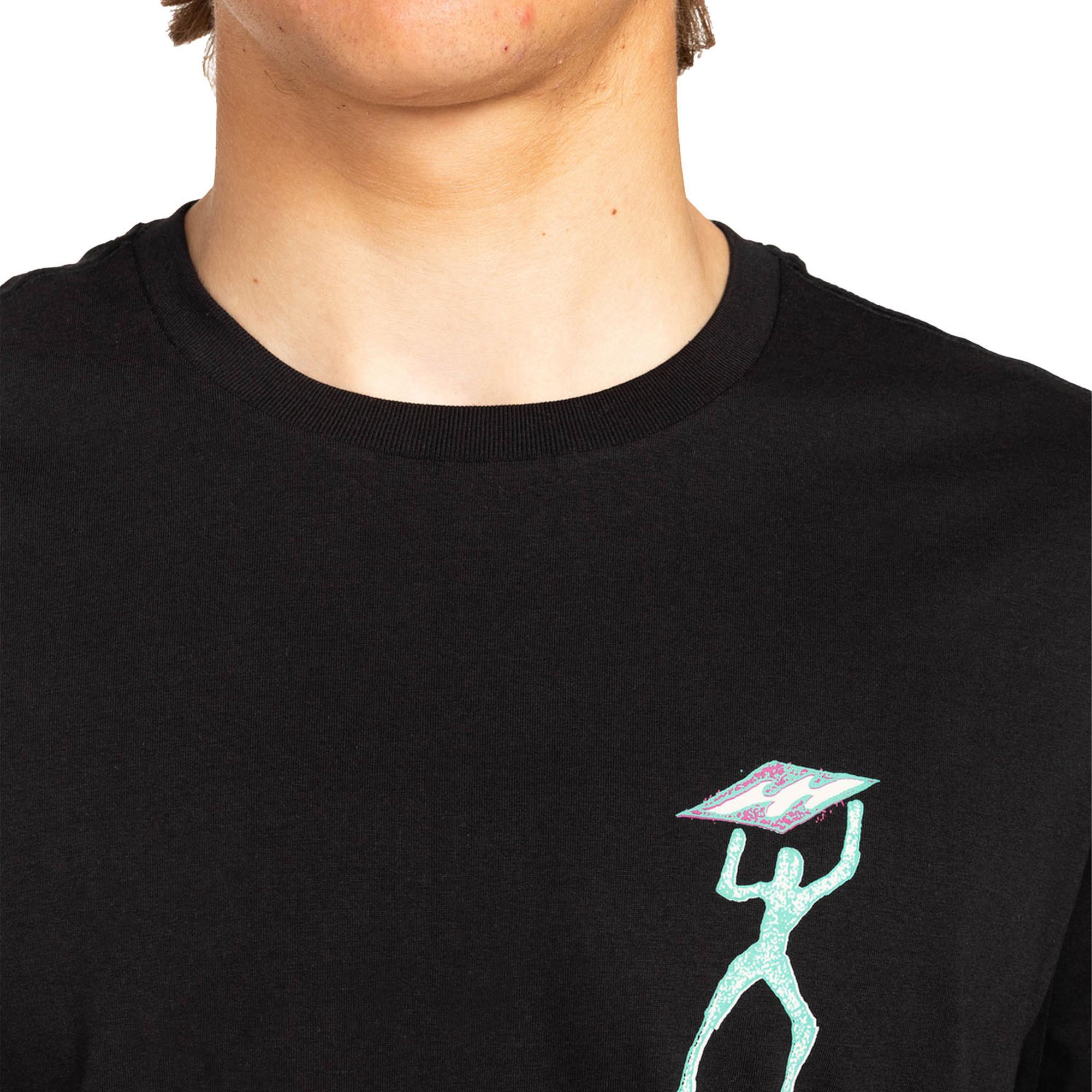 Billabong Spiral Ss Erkek Siyah Tişört