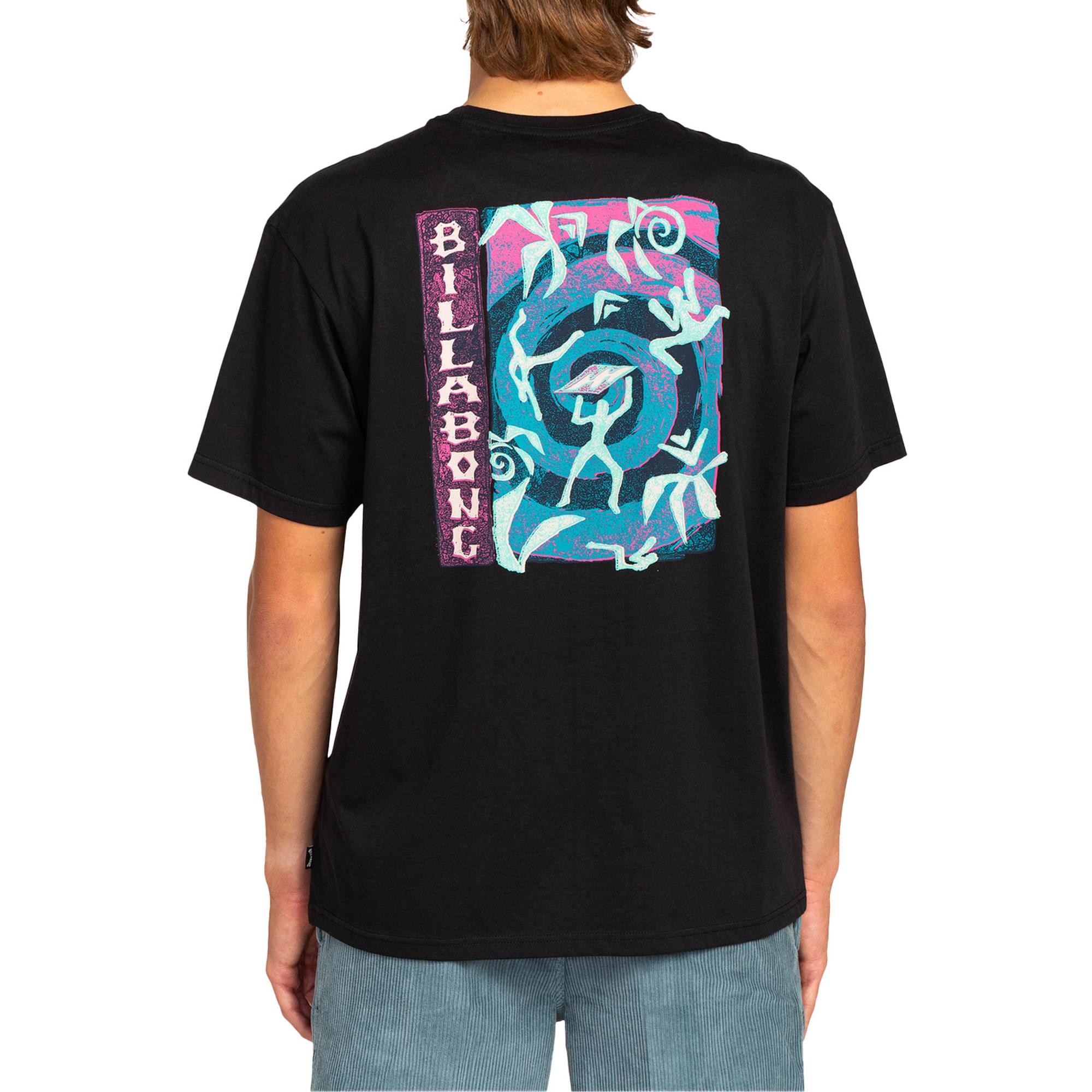 Billabong Spiral Ss Erkek Siyah Tişört