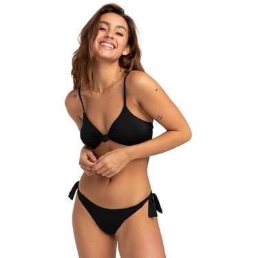  Billabong Sol Searcher Knotted Trilet Kadın Siyah Bikini Üst
