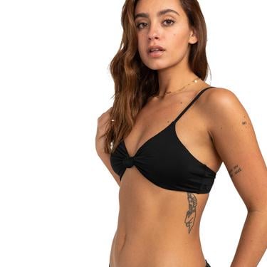  Billabong Sol Searcher Knotted Trilet Kadın Siyah Bikini Üst