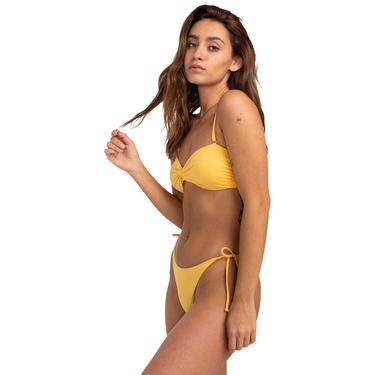 Billabong Sol Searcher Drapped Bandeau Kadın Sarı Bikini Üst