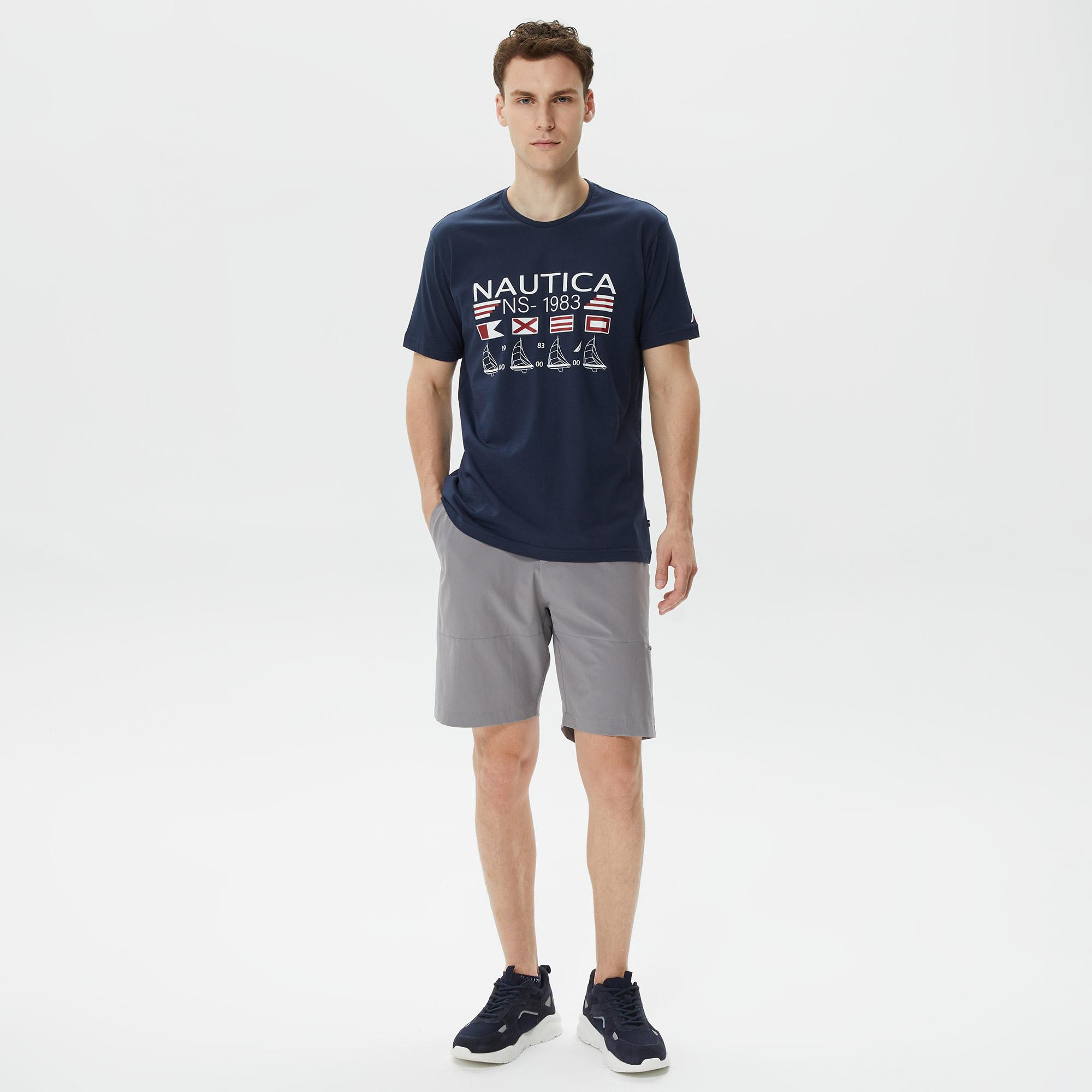 Nautica Erkek Gri Bermuda