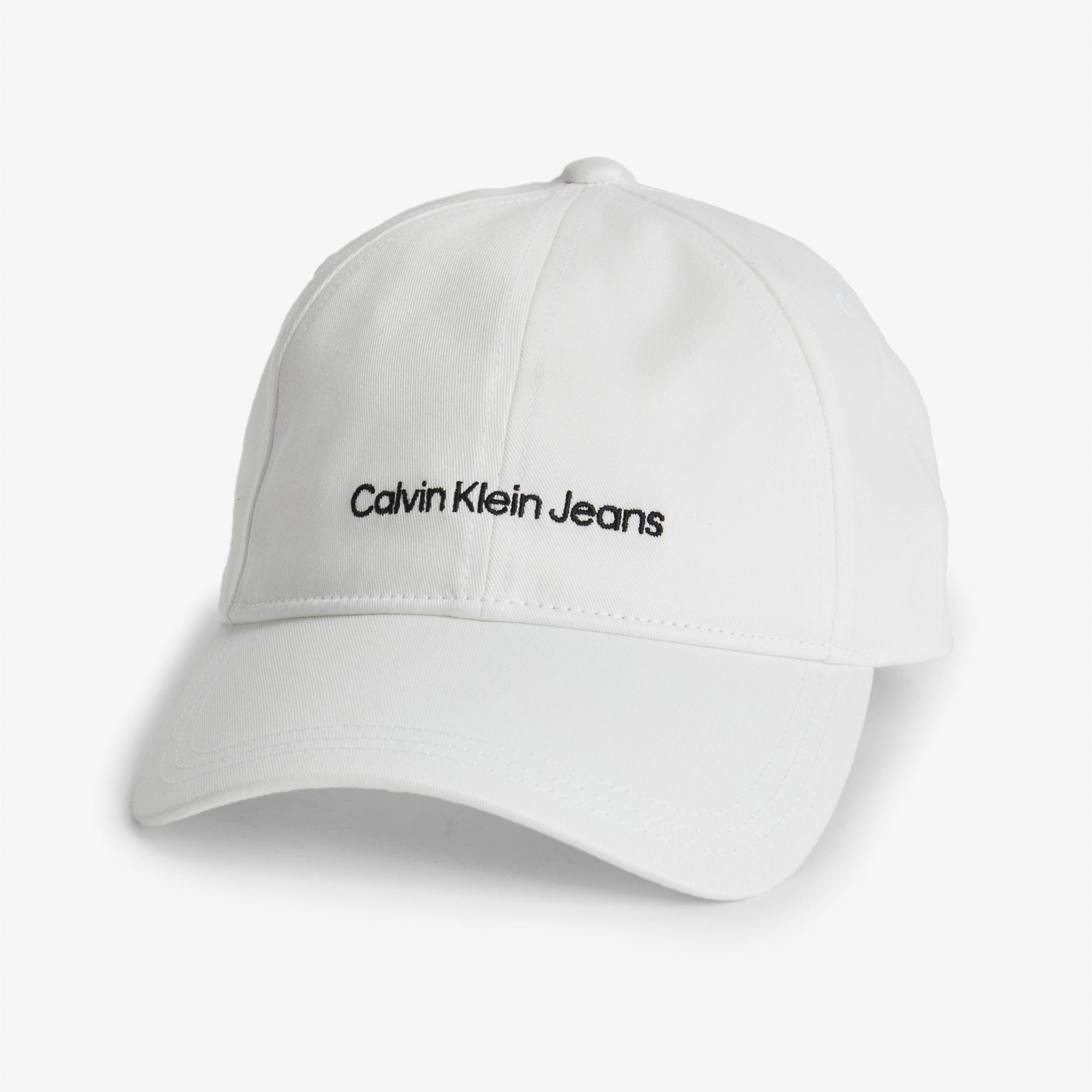 Calvin Klein Institutional Erkek Beyaz Şapka