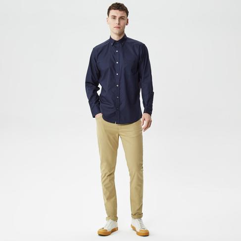  Erkek Slim Fit Bej Pantolon