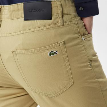  Erkek Slim Fit Bej Pantolon
