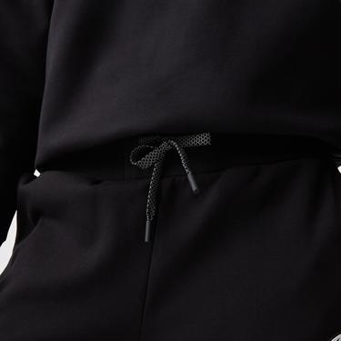  Kadın Slim Fit Baskılı Siyah Eşofman Altı