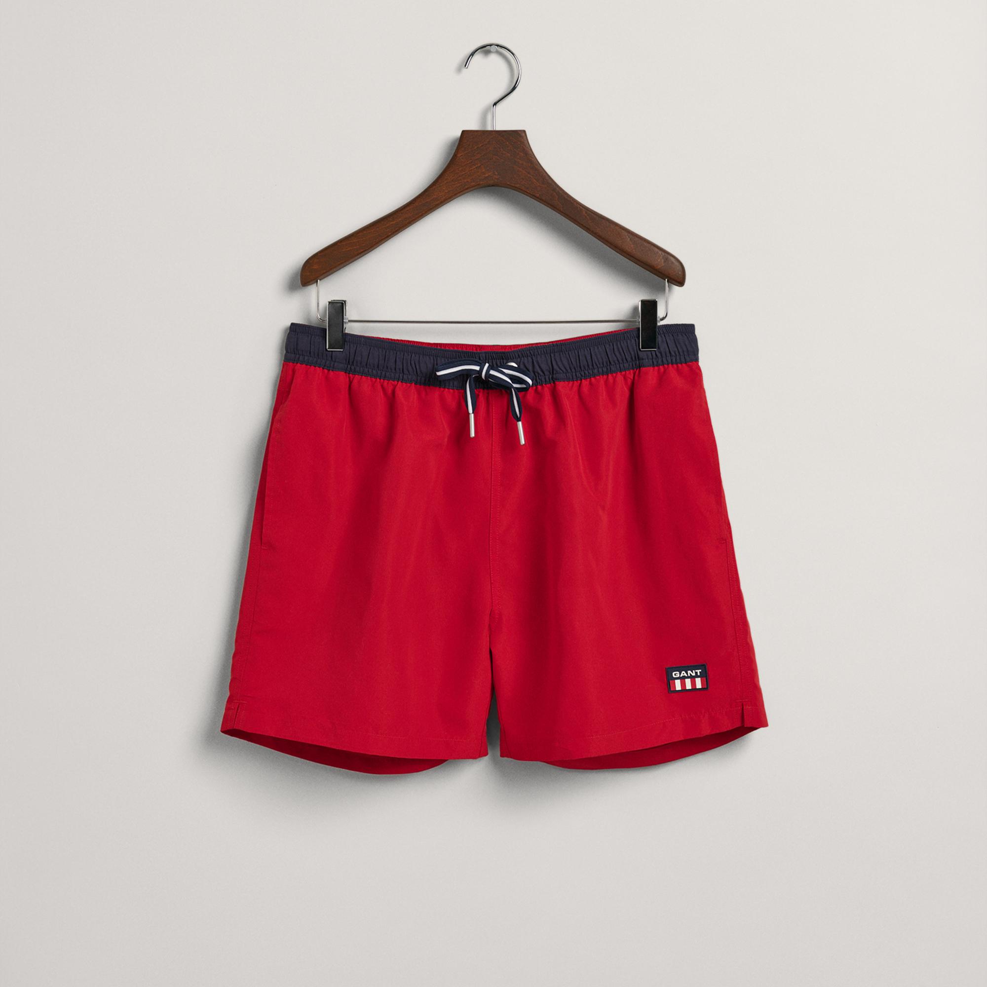 GANT Erkek Kırmızı Mayo Şort