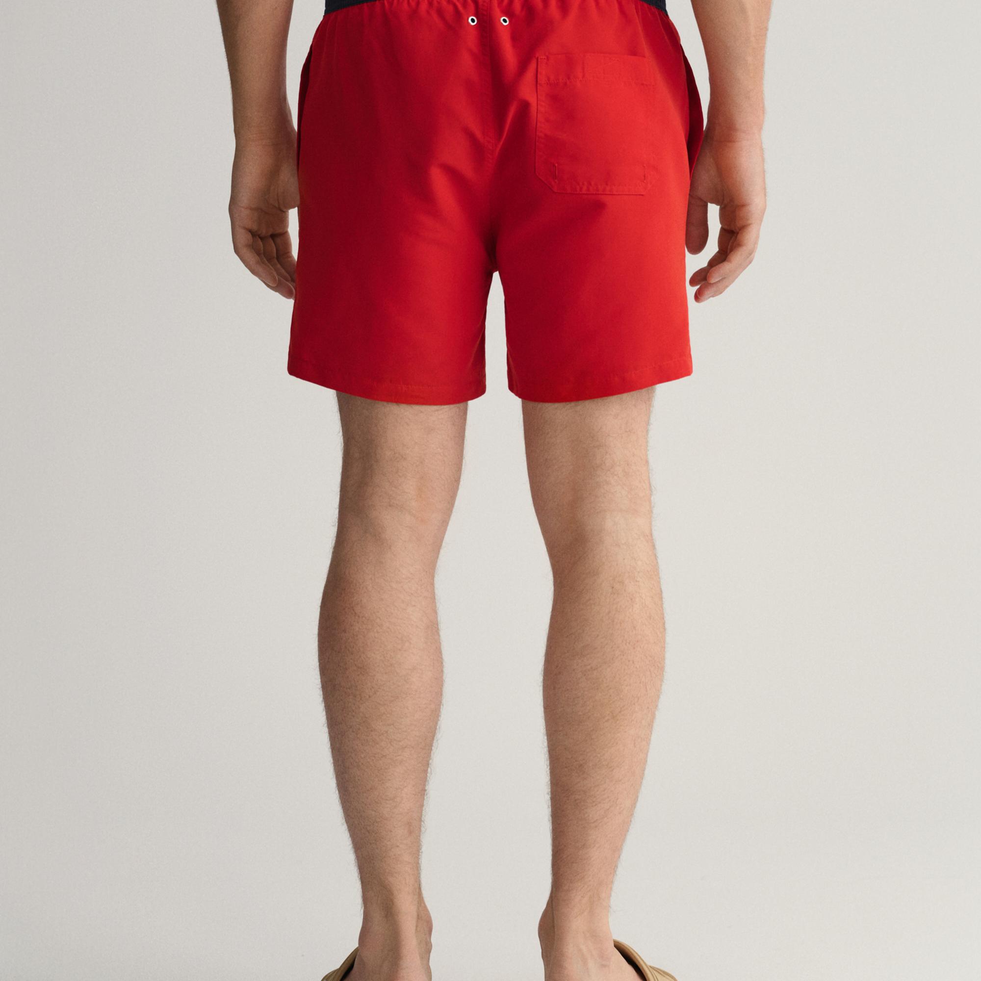 GANT Erkek Kırmızı Mayo Şort