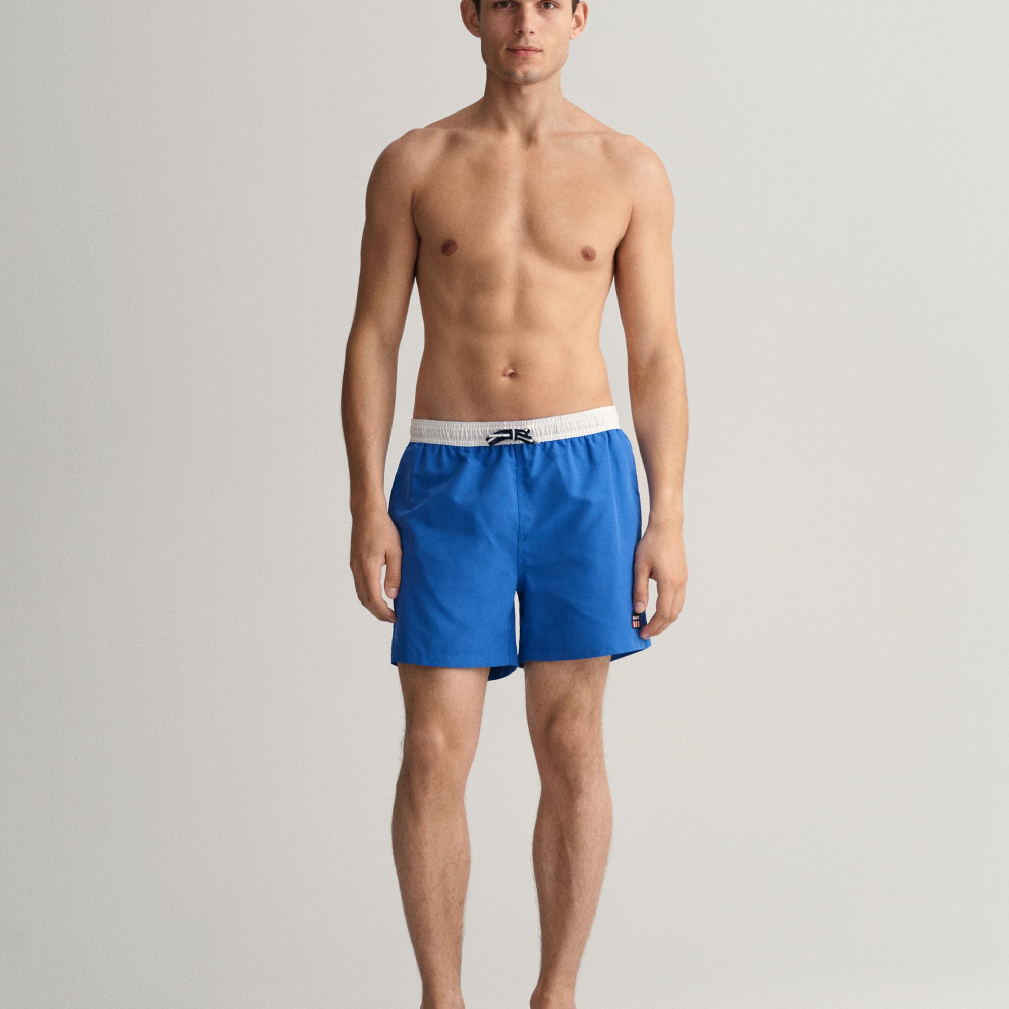 GANT Erkek Mavi Mayo Şort