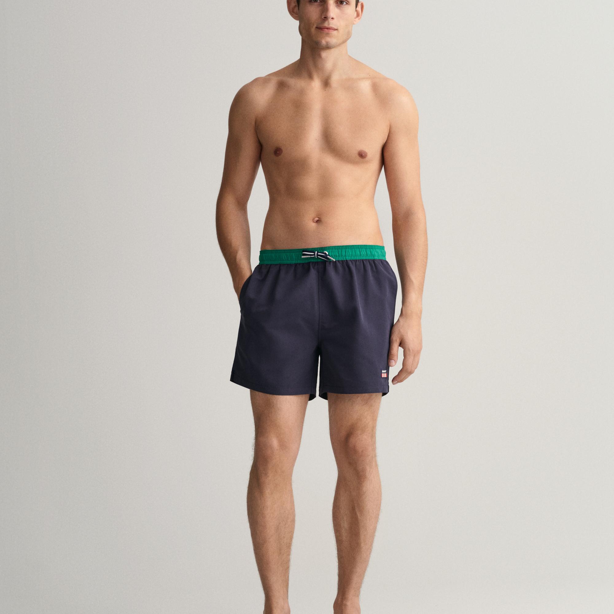 GANT Erkek Lacivert Mayo Şort