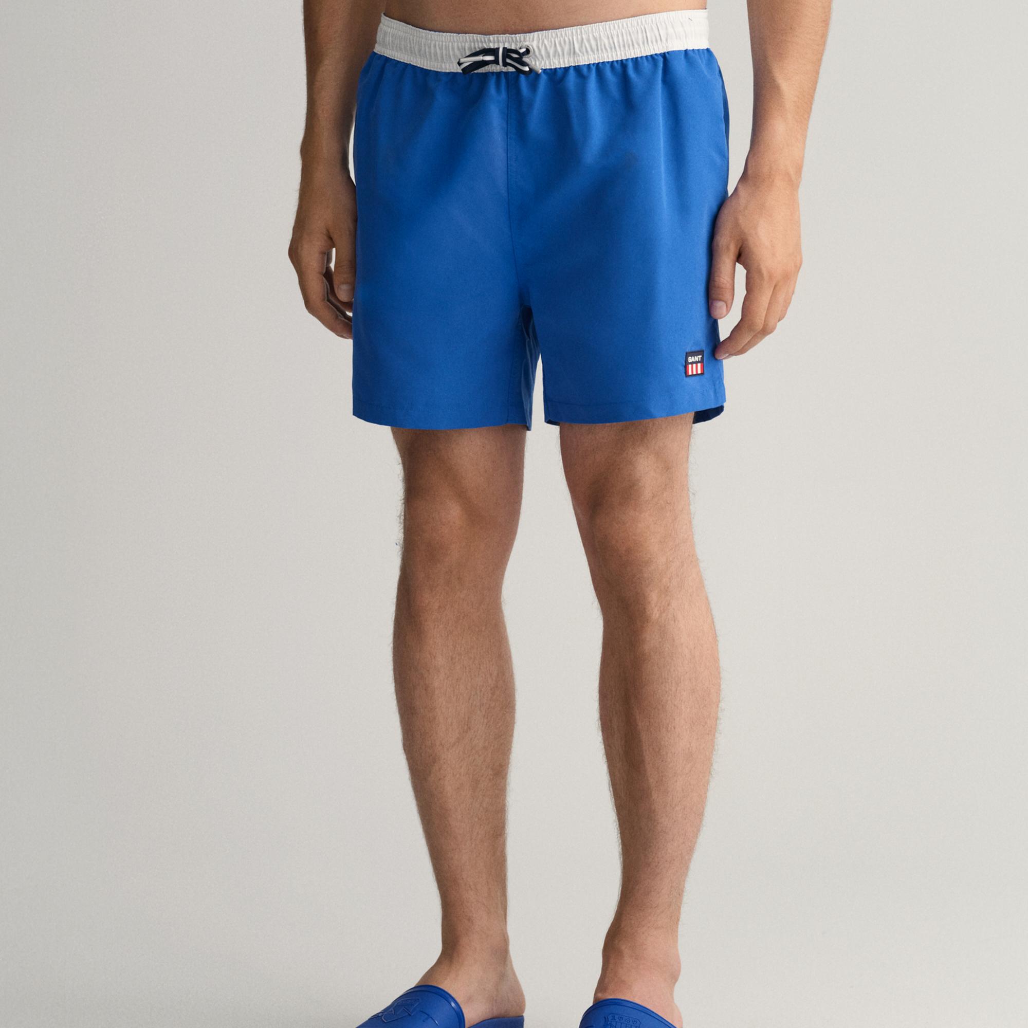 GANT Erkek Mavi Mayo Şort
