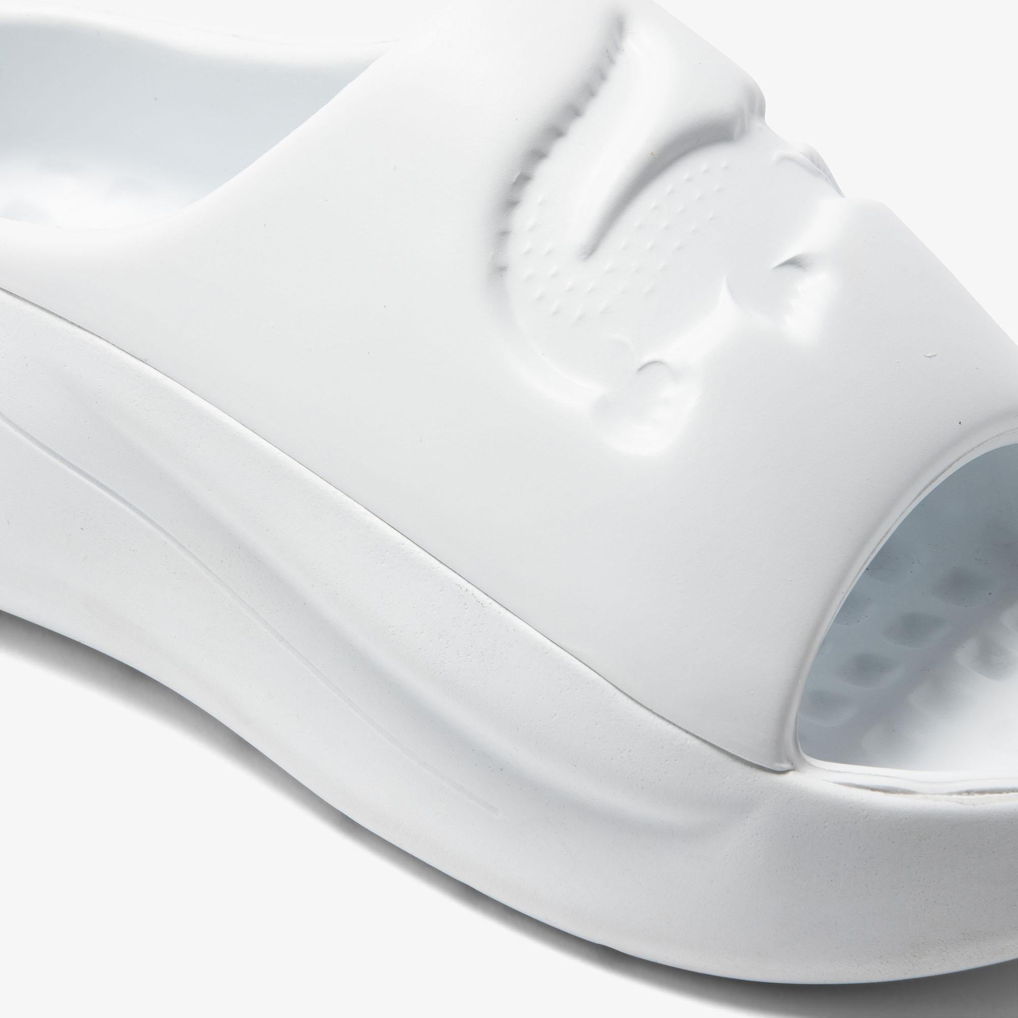 Croco Kadın Beyaz Terlik