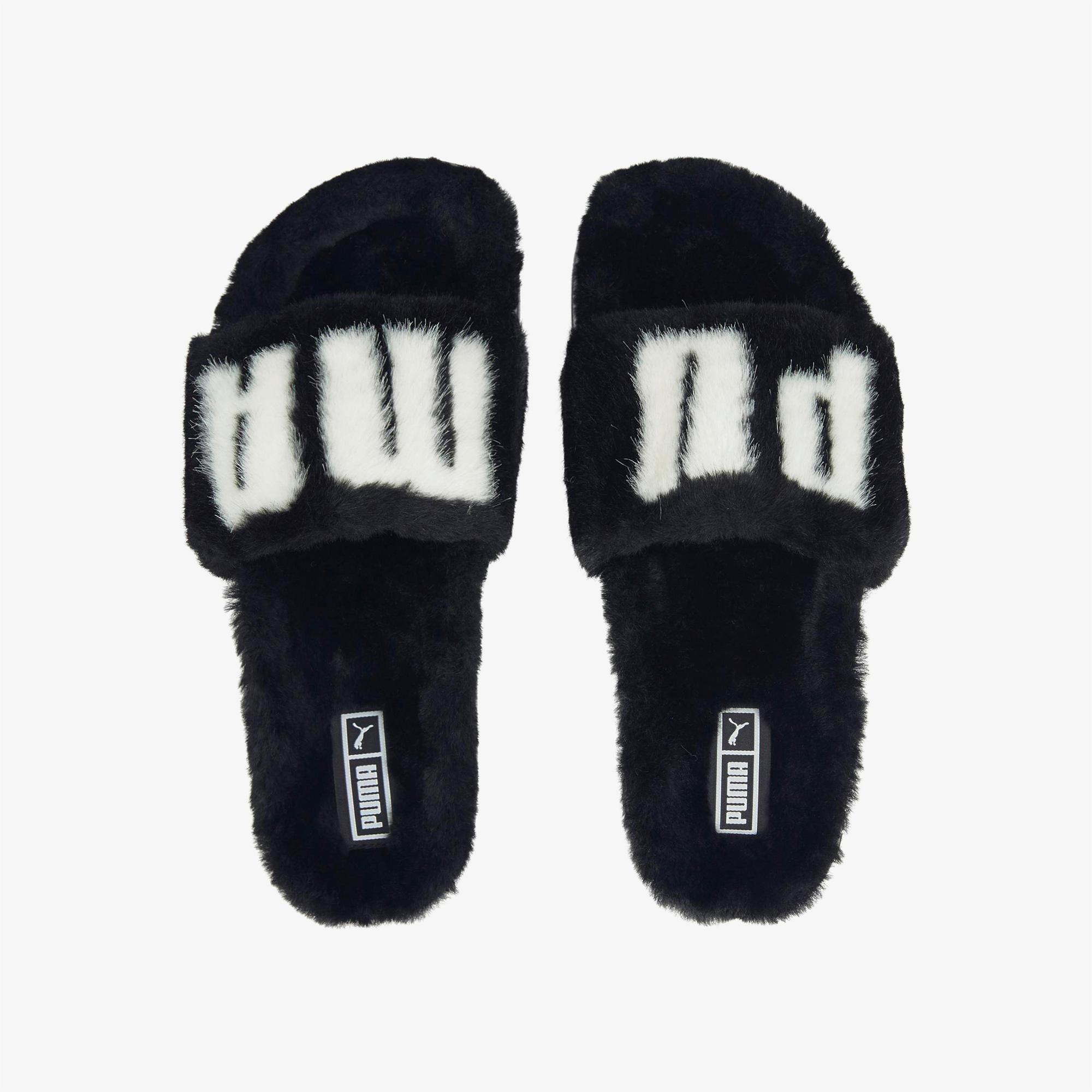 Puma Leadcat 2.0 Fuzz Wns Kadın Siyah Terlik