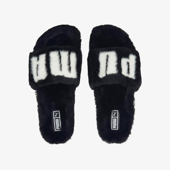  Puma Leadcat 2.0 Fuzz Wns Kadın Siyah Terlik