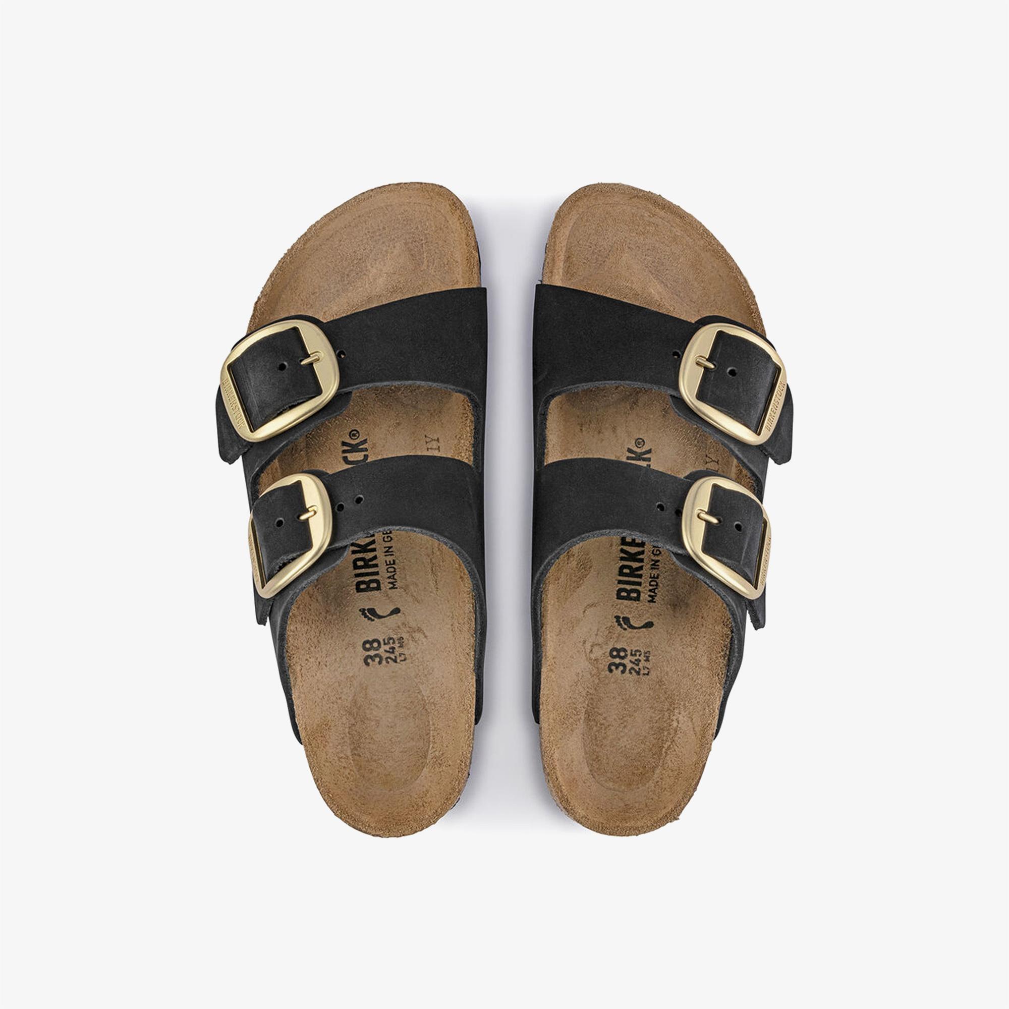 Birkenstock Arizona Big Buckle Lenb Kadın Siyah Terlik