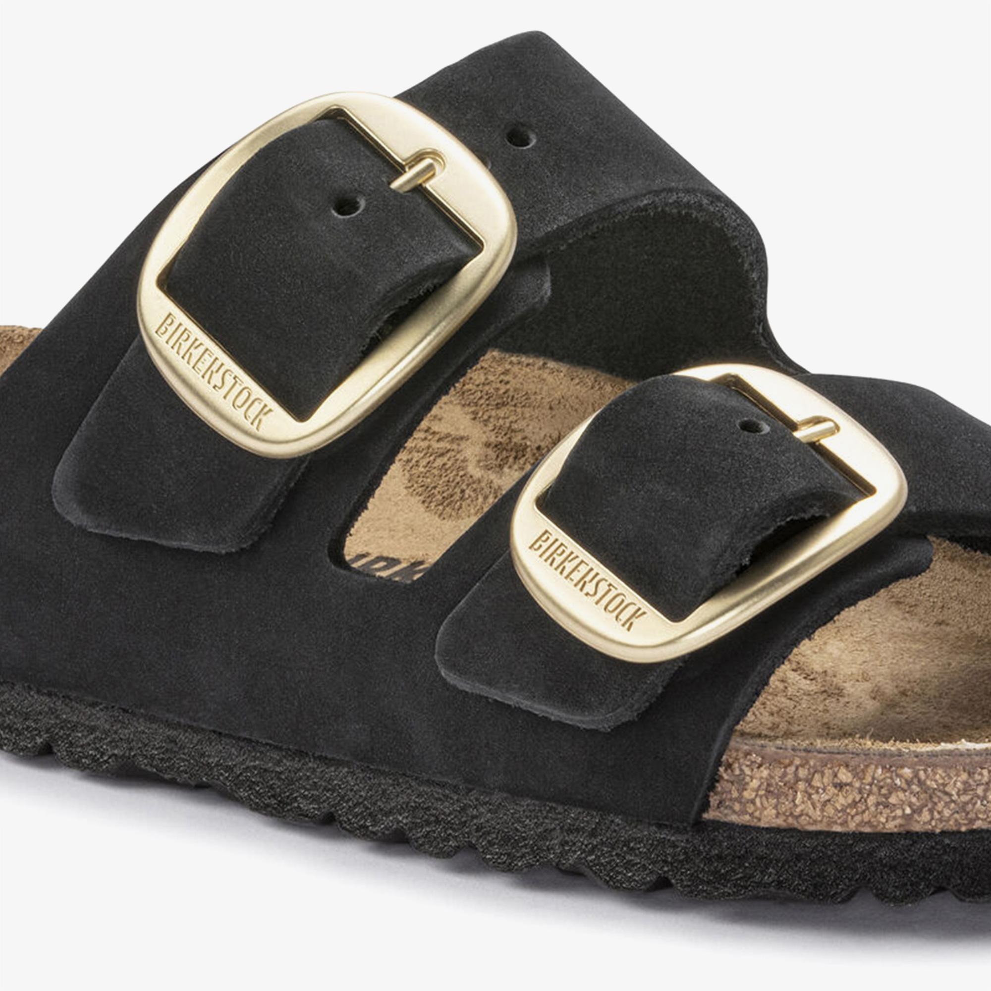 Birkenstock Arizona Big Buckle Lenb Kadın Siyah Terlik