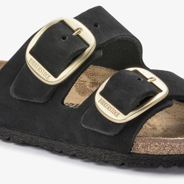  Birkenstock Arizona Big Buckle Lenb Kadın Siyah Terlik