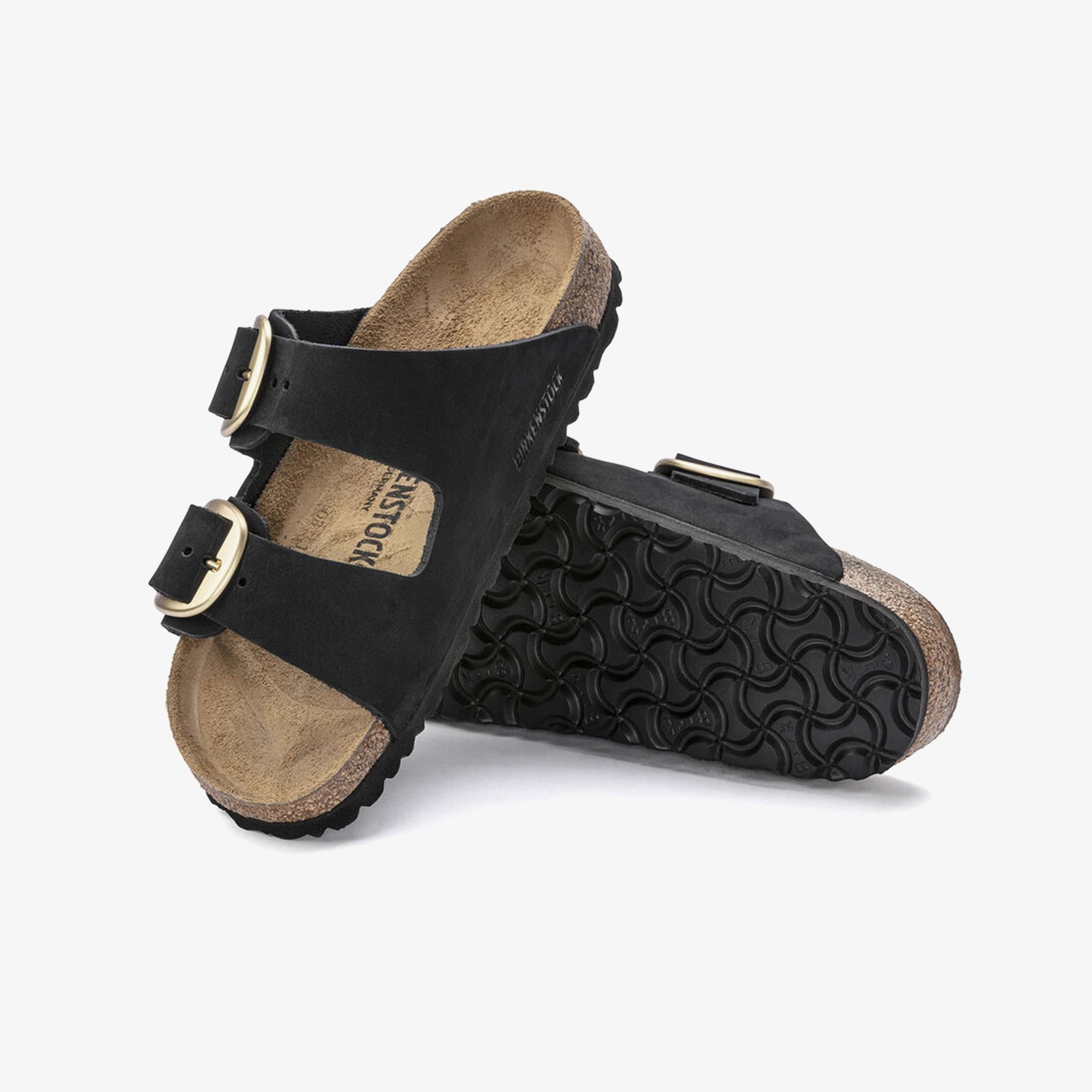 Birkenstock Arizona Big Buckle Lenb Kadın Siyah Terlik