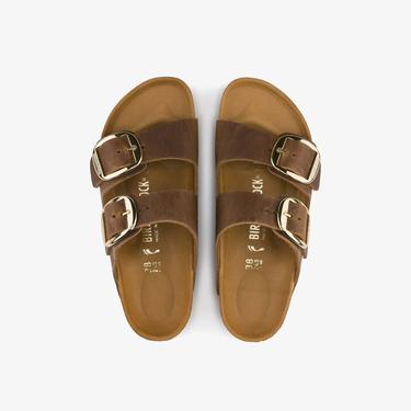  Birkenstock Arizona Big Buckle Fl Kadın Kahverengi Terlik