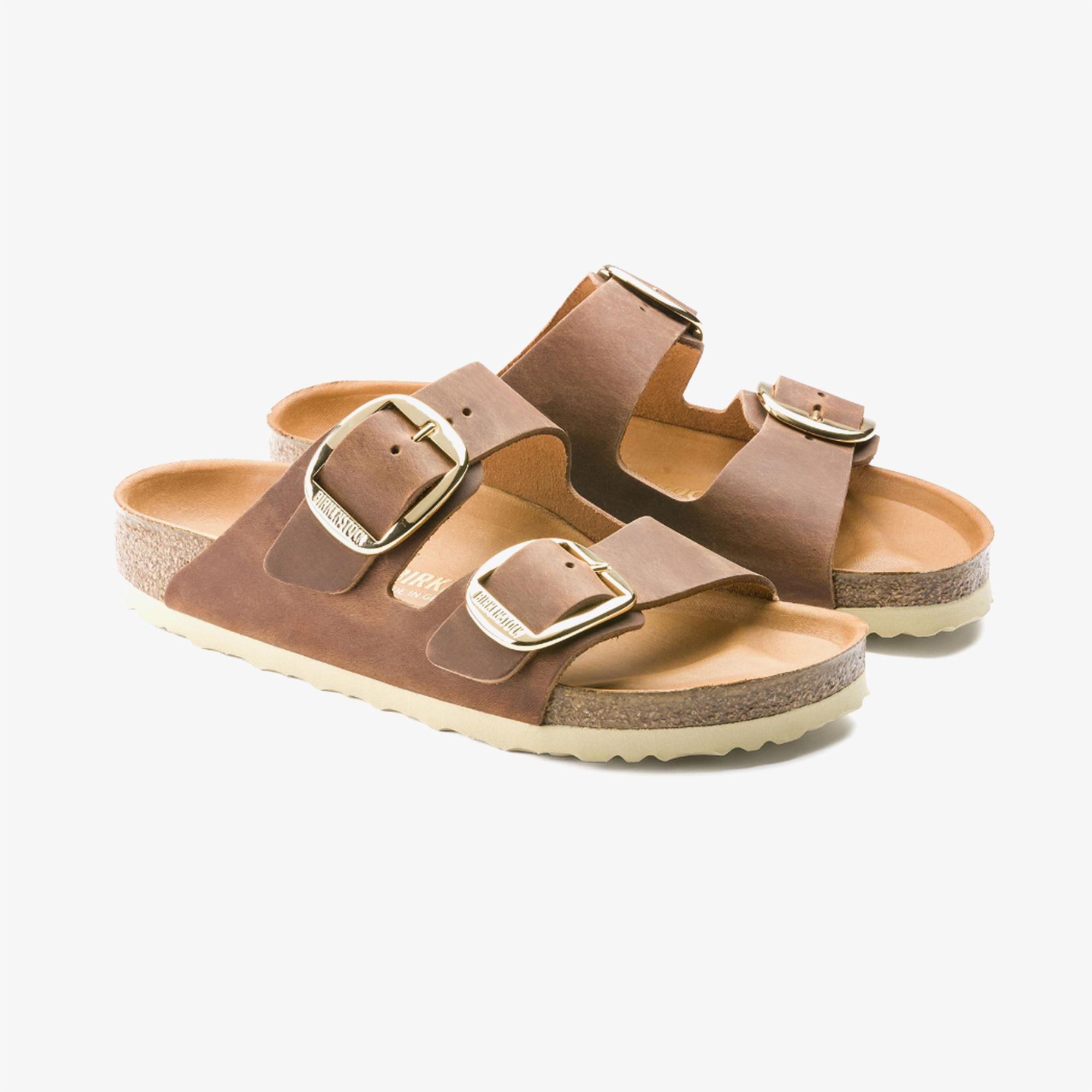 Birkenstock Arizona Big Buckle Fl Kadın Kahverengi Terlik