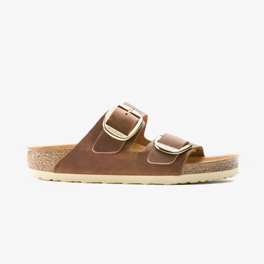 Birkenstock Arizona Big Buckle Fl Kadın Kahverengi Terlik