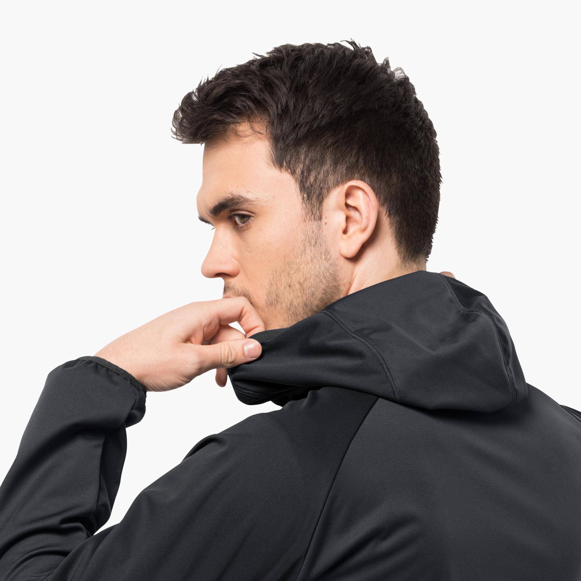 Jack Wolfskin Feldberg Hoody Erkek Gri Sweatshirt