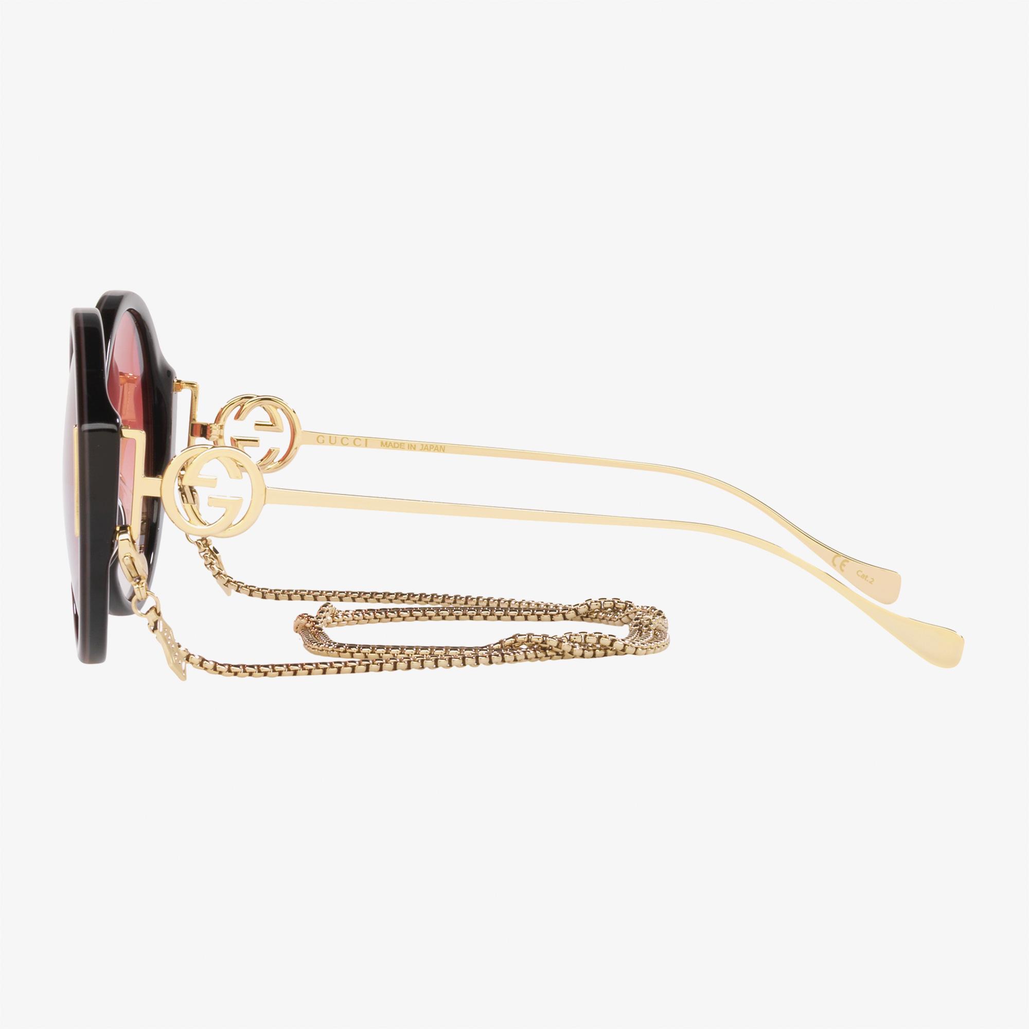 Gucci 0GC001958 Kadın Kahverengi Güneş Gözlüğü