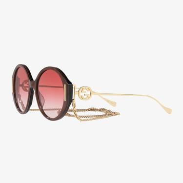  Gucci 0GC001958 Kadın Kahverengi Güneş Gözlüğü