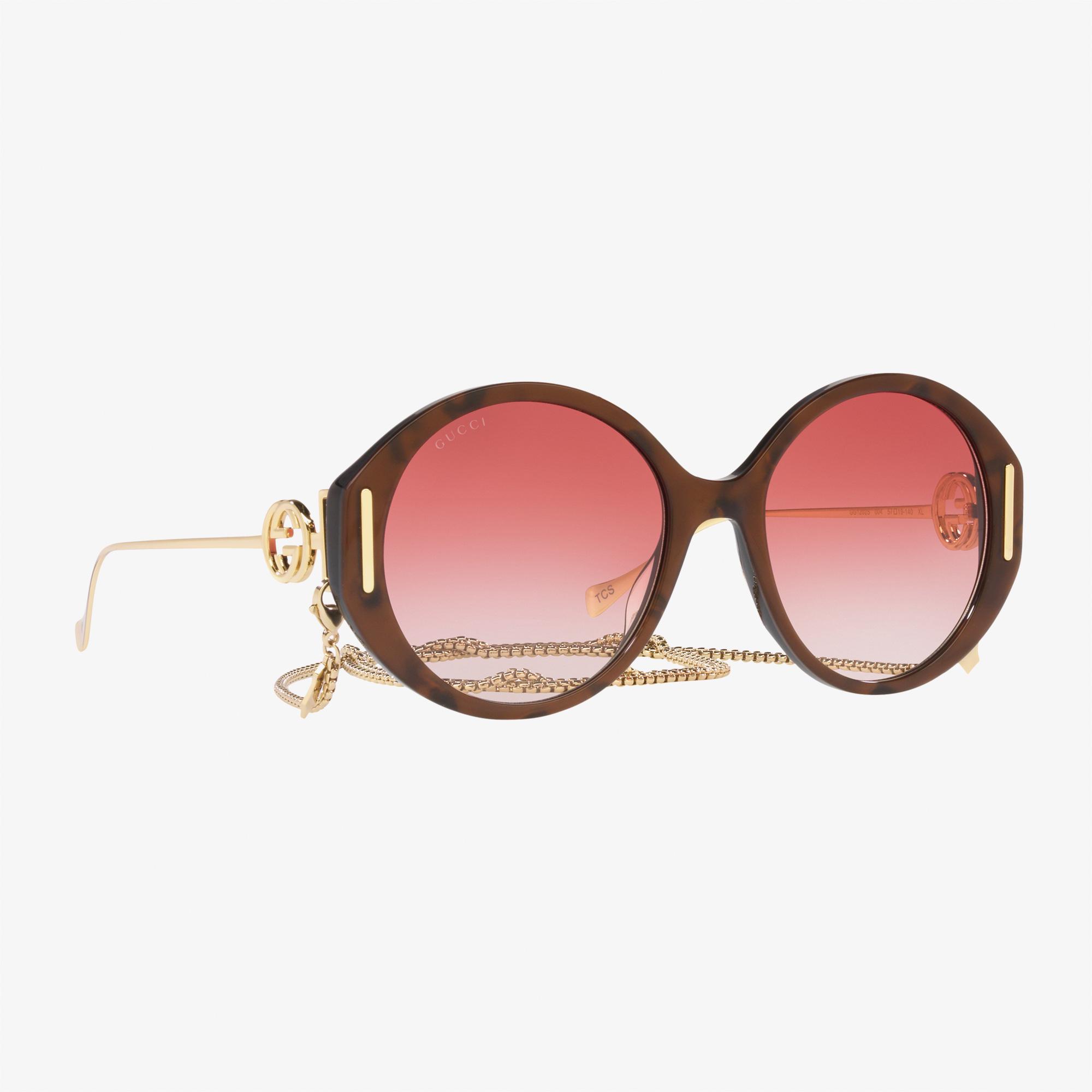 Gucci 0GC001958 Kadın Kahverengi Güneş Gözlüğü