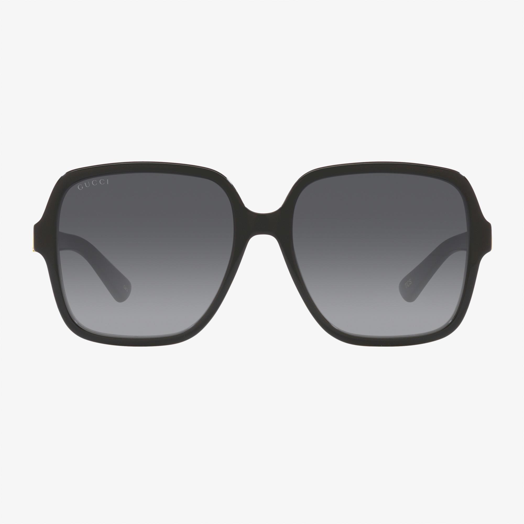 Gucci Rectangle Siyah Güneş Gözlüğü