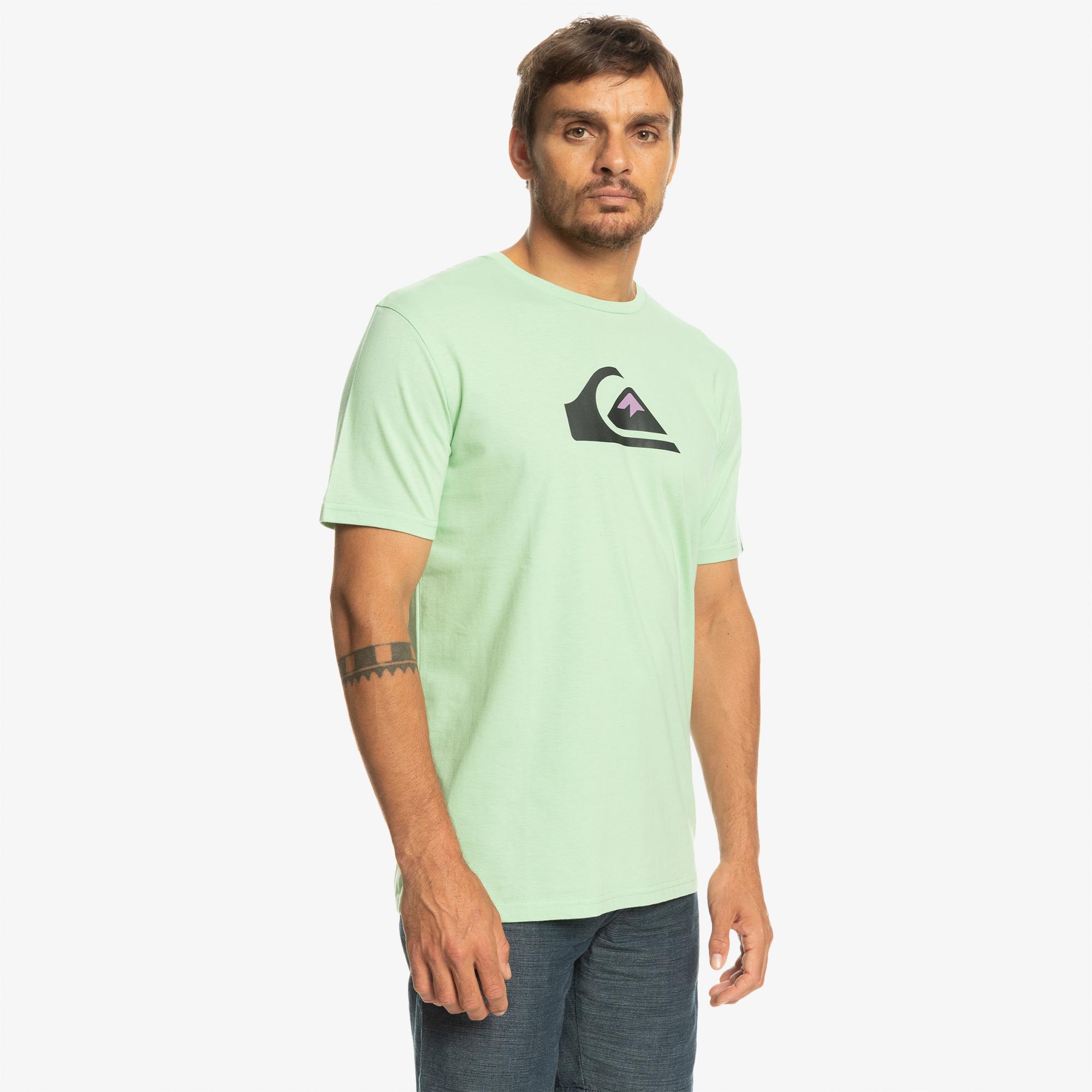 Quiksilver Complogo Erkek Yeşil Günlük T-Shirt