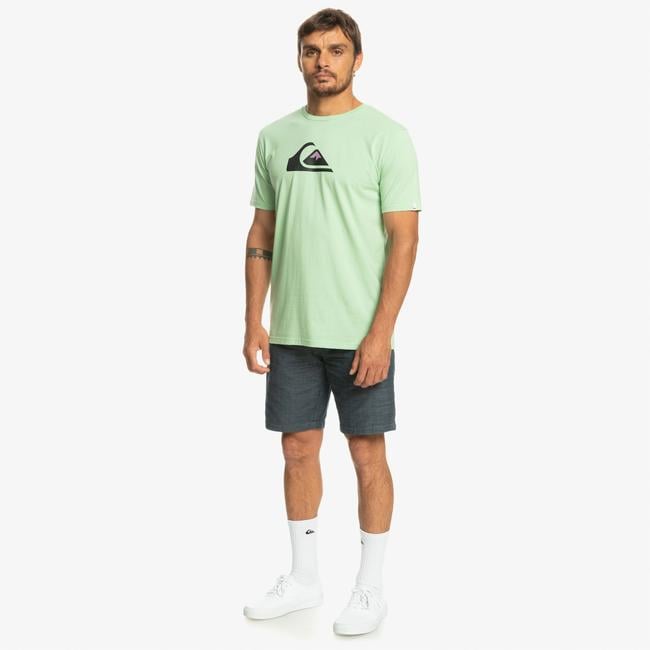  Quiksilver Complogo Erkek Yeşil Günlük T-Shirt