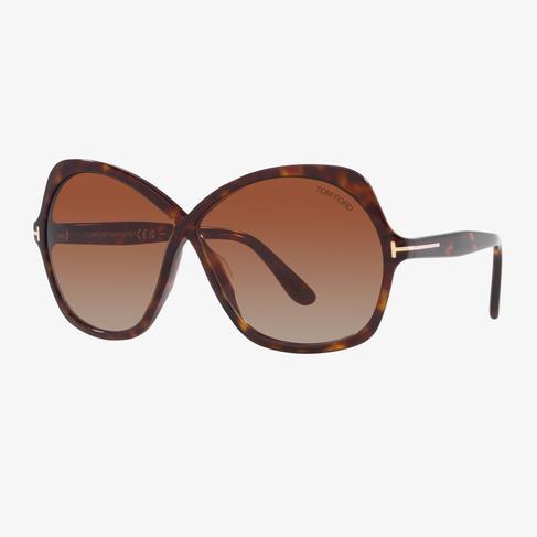  Tom Ford TR001539 Kadın Kahverengi Güneş Gözlüğü