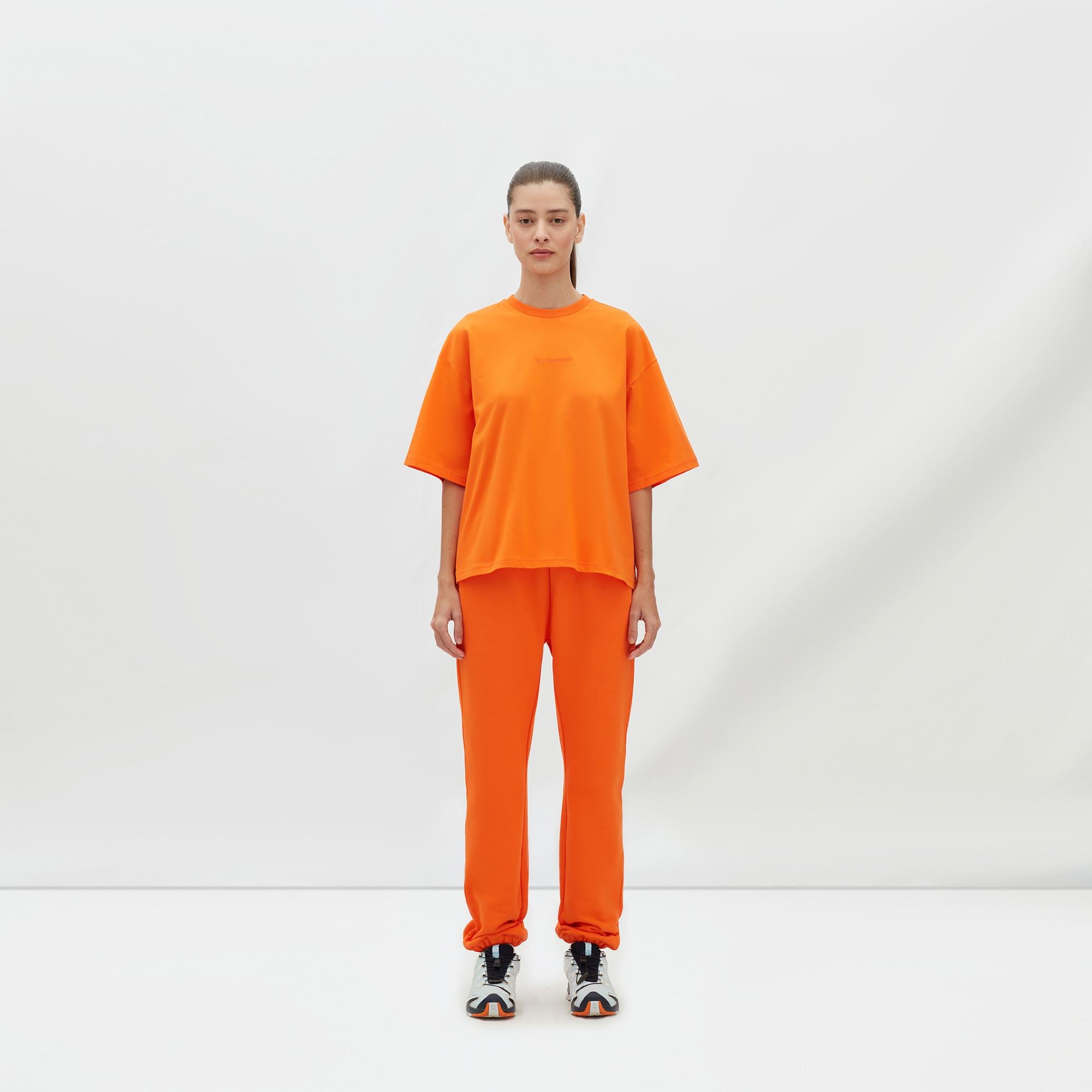 Les Benjamins Essentials Kadın Turuncu Eşofman Altı