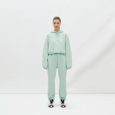  Les Benjamins Essentials Kadın Yeşil Hoodie