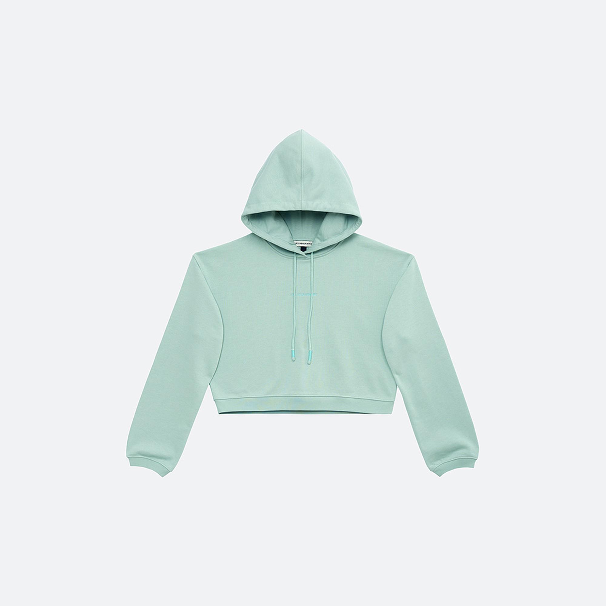 Les Benjamins Essentials Kadın Yeşil Hoodie