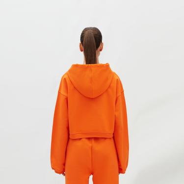  Les Benjamins Essentials Kadın Turuncu Hoodie