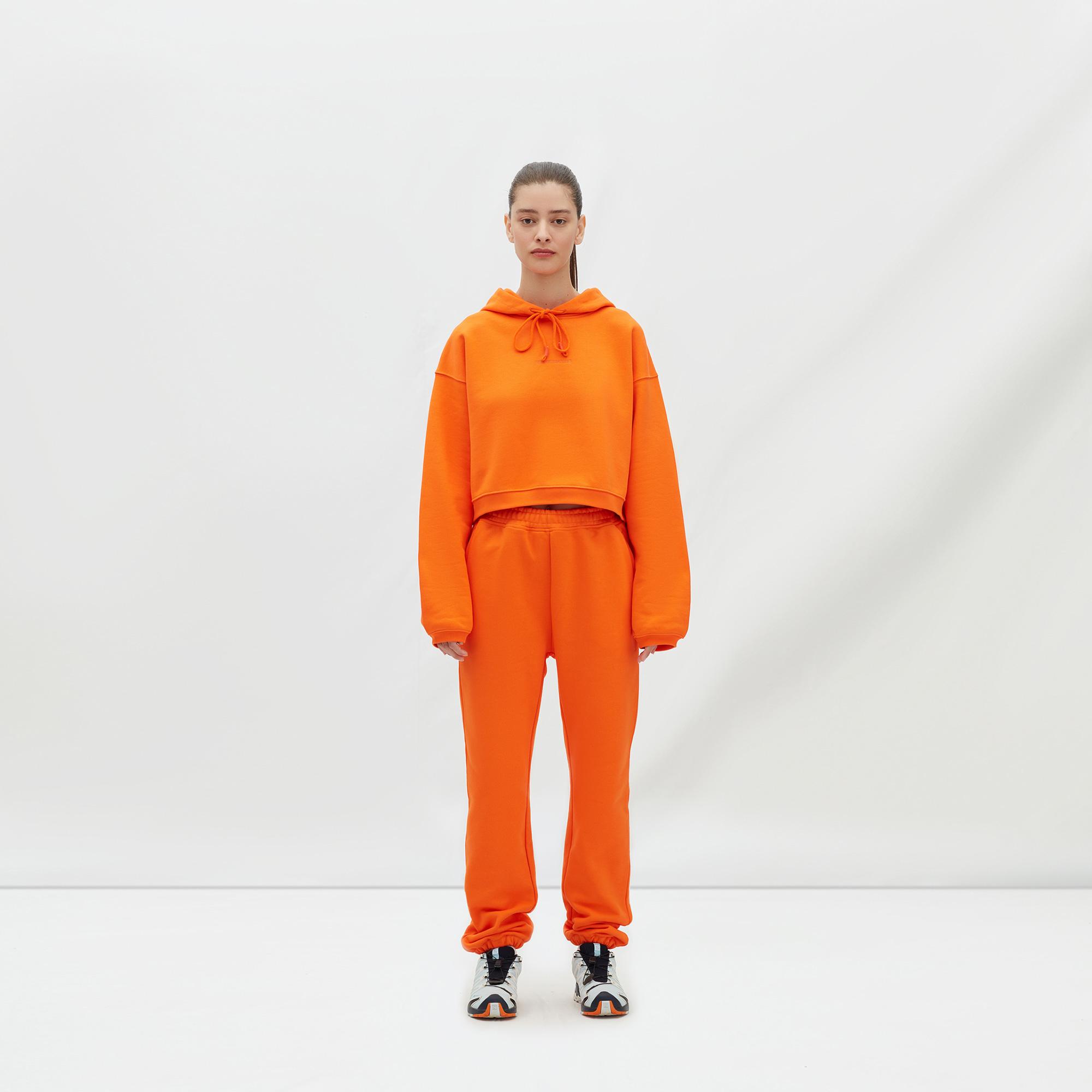 Les Benjamins Essentials Kadın Turuncu Hoodie