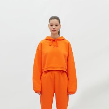  Les Benjamins Essentials Kadın Turuncu Hoodie