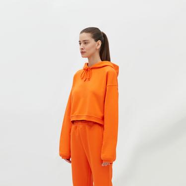  Les Benjamins Essentials Kadın Turuncu Hoodie