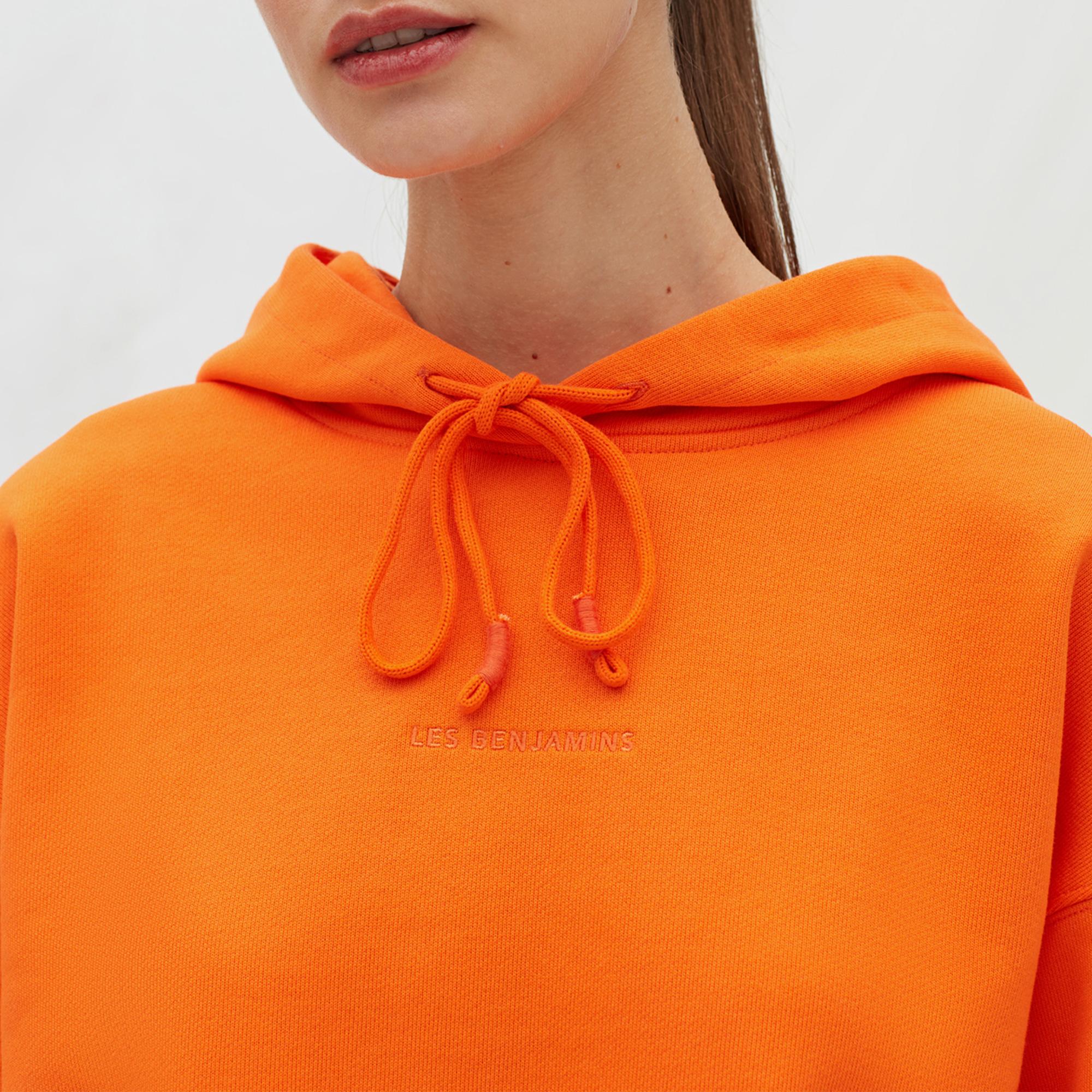 Les Benjamins Essentials Kadın Turuncu Hoodie