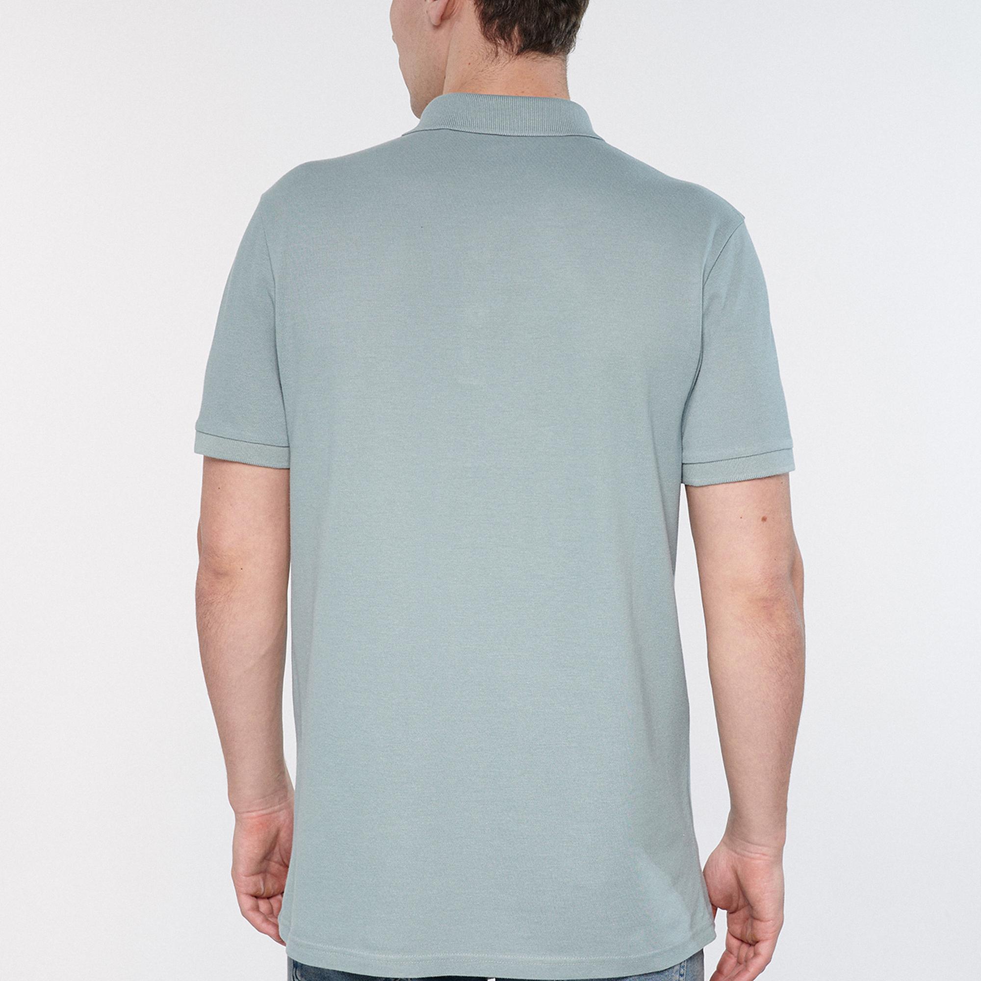 Mavi Lux Touch Polo Yaka Modal Gri Tişört Regular Fit / Normal Kesim 066157-31345