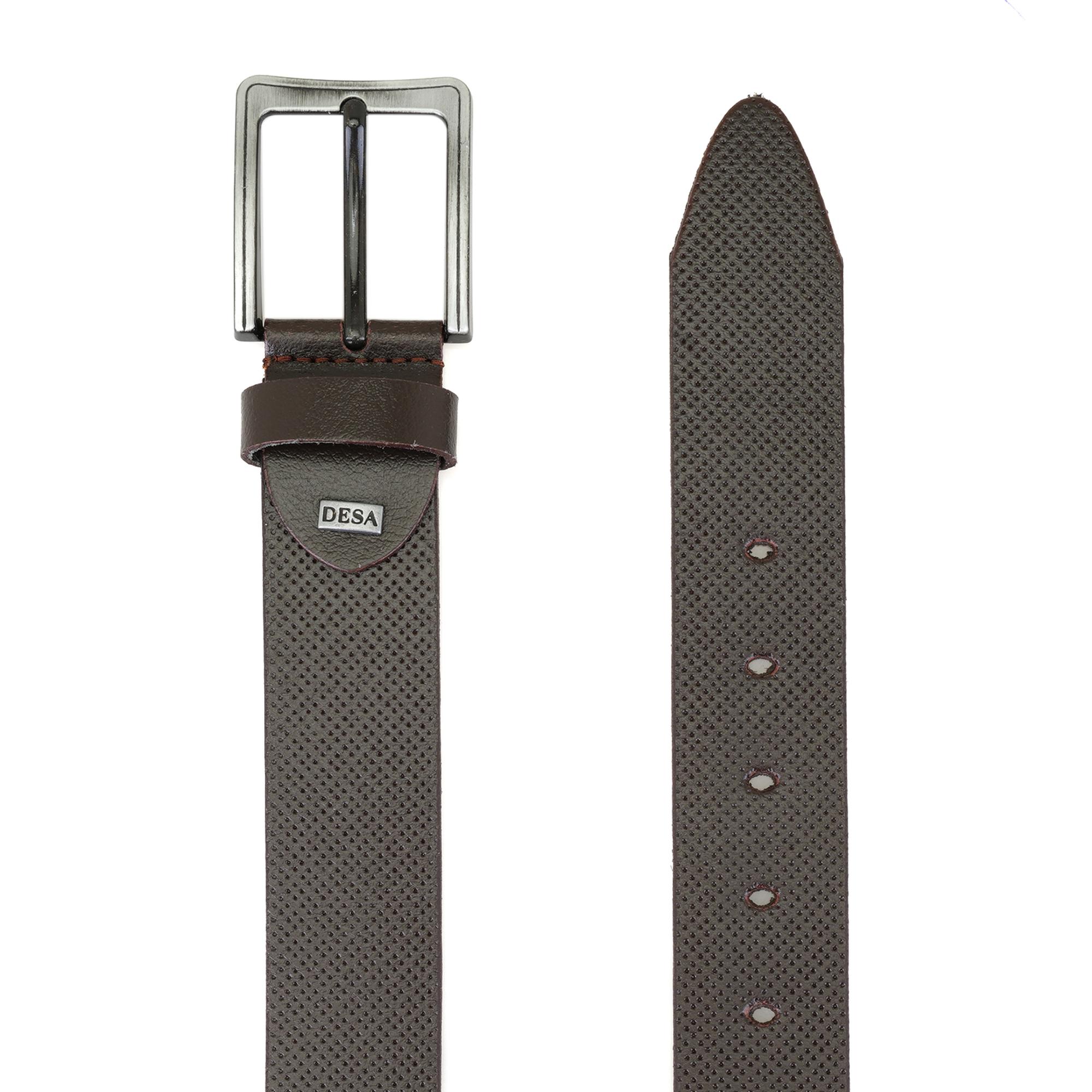 Kahve Erkek Spor Deri Kemer