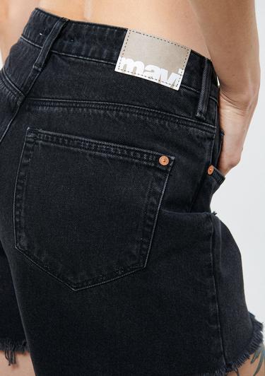  Mavi Millie Duman Gri Jean Şort 1458981230