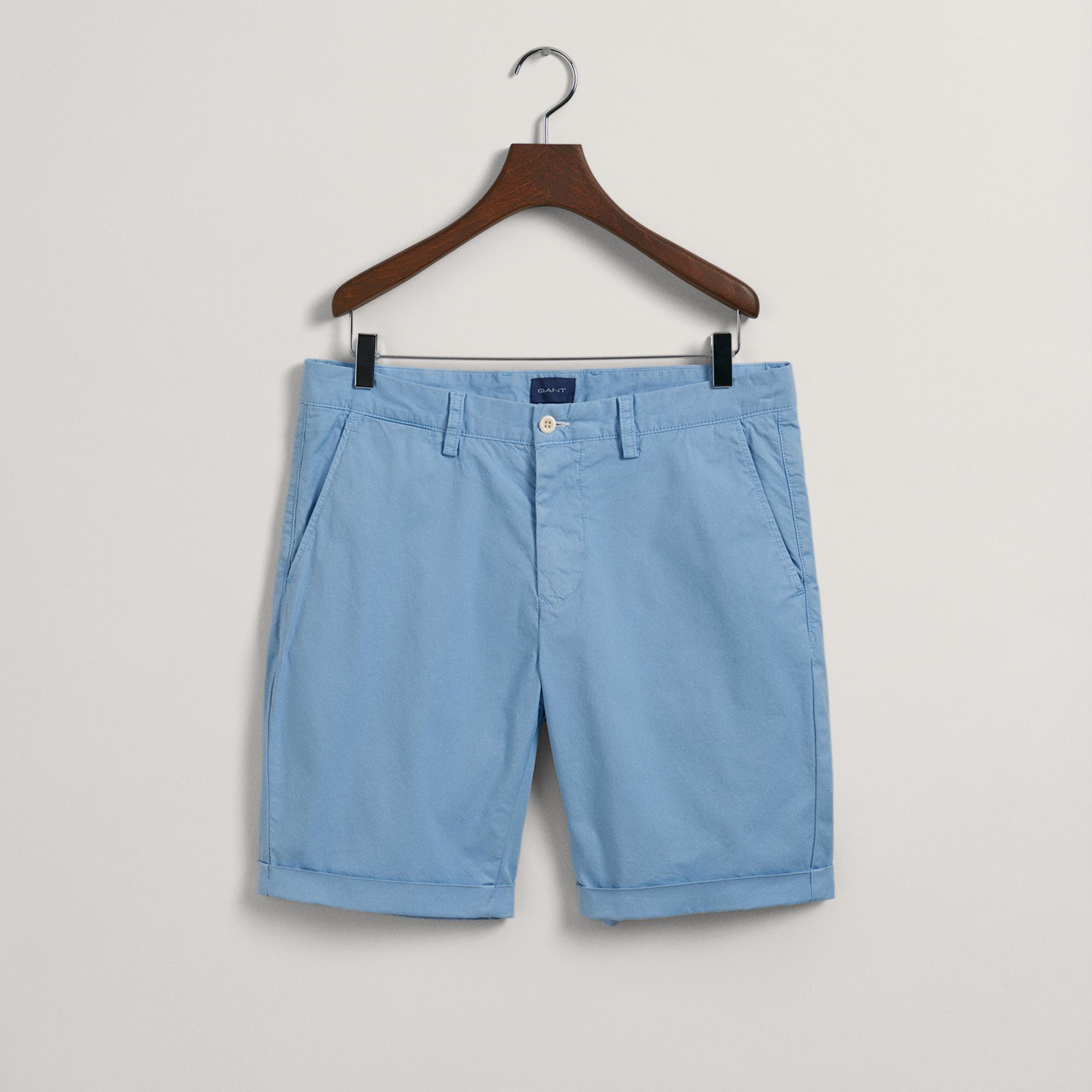 GANT Erkek Mavi Regular Fit Şort