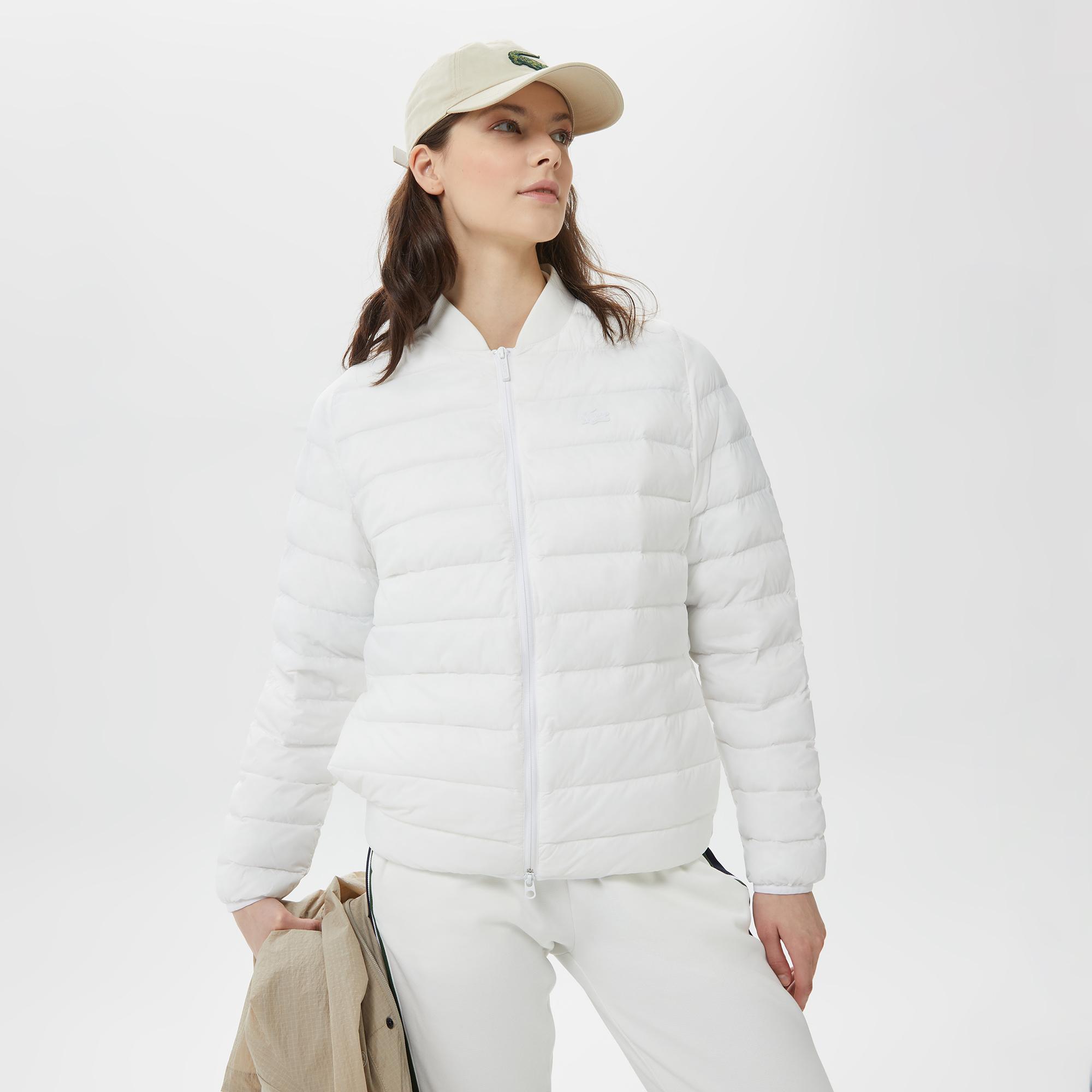 Kadın Kapüşonlu Bej Mont