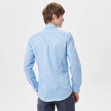  Lacoste Erkek Slim Fit Açık Mavi Gömlek