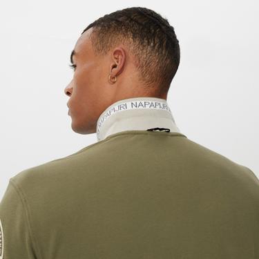  Napapijri E-Amundsen Erkek Yeşil T-Shirt